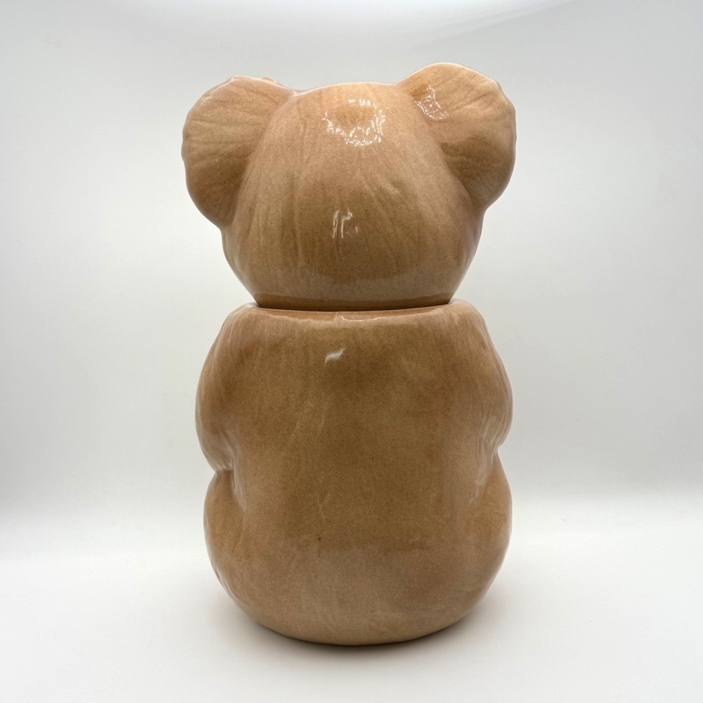 Vintage Metlox Poppytrail Koala Bear Cookie Jar Eucalyptus California Pottery - Picture 8 of 12